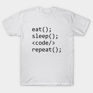 Eat Sleep Code Repeat T-Shirt